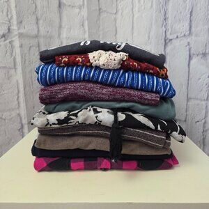 Bundle #1 Medium Mixed Lot Long Sleeve Short Sleeve Tank Tops